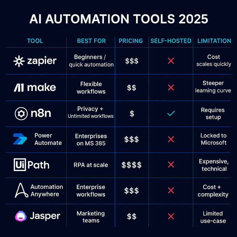 AI Automation Tools: What They Are, How They Work, and How to Choose the Best One for Your Business